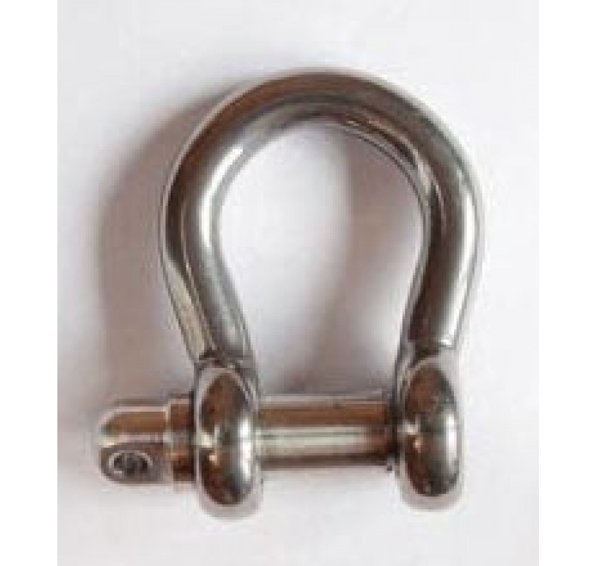 Stainless Steel Bow Shackle Screw Pin | Rope Services Direct